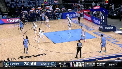 《NBA全场集锦》【纯享】爵士vs灰熊精华回放 米切尔29分5助攻率队客场击败灰熊
