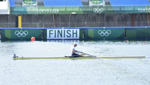 【集锦】赛艇男子组单人双桨预赛：挪威选手博尔奇头名晋级1/4决赛