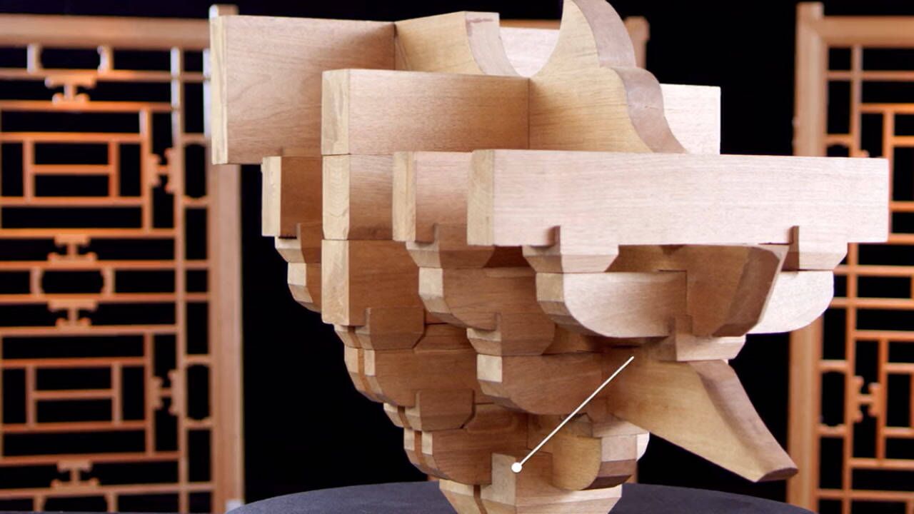厉害!中国古代榫卯结构的精妙之处_腾讯视频