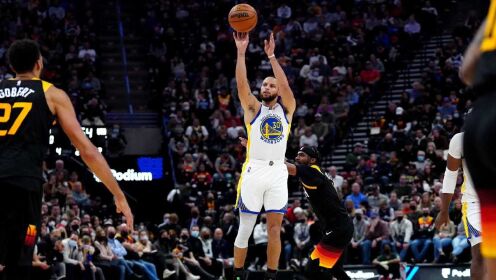 《NBA全场集锦》勇士球队集锦 库里维金斯合砍53分一哥制胜三分