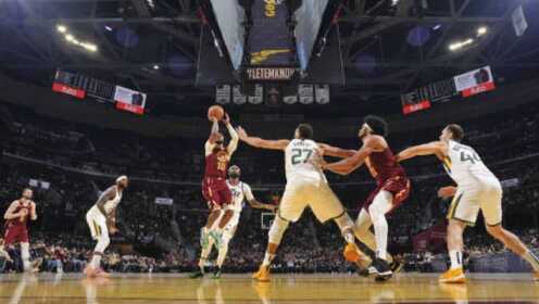 《NBA全场集锦》【原声】爵士109-108骑士 加兰空砍31分错失绝杀