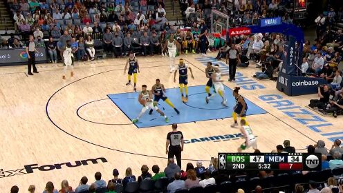 《NBA全场集锦》双探花轮番发力 布朗塔图姆连续开火连砍5分