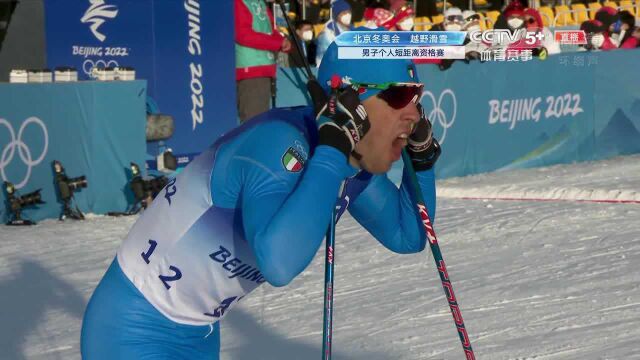 平昌奥运会银牌获得者!意大利名将佩莱格里诺以2分49秒55成绩暂排第三