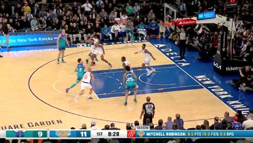 《NBA全场集锦》【球星】鲍尔vs尼克斯集锦 全场20+15大号两双率队取胜