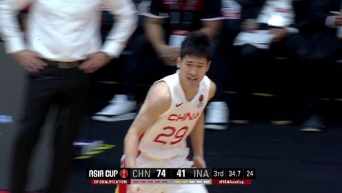 【回放】男篮亚洲杯1/4决赛资格赛：中国vs印尼第3节中文解说回放