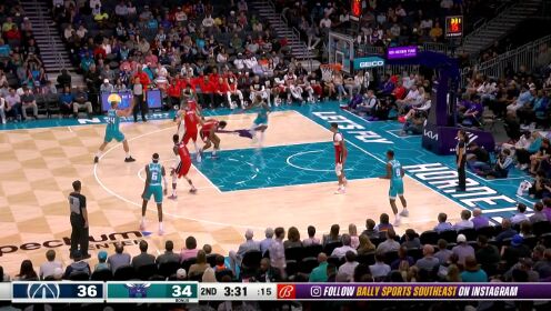 《NBA全场集锦》打你个猝不及防！普朗姆利小手一抛助飞乌布雷挂筐暴扣