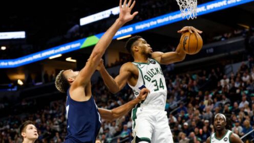 《NBA全场集锦》【球星】字母哥vs森林狼集锦 全场26+13+11三双数据表现出色