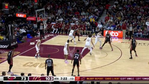 《NBA骑士》一脚油门踩到底 马丁突破过人飘逸上篮
