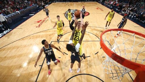 《NBA全场集锦》【球星】马尔卡宁vs鹈鹕集锦 全场31+12上半场独揽20分