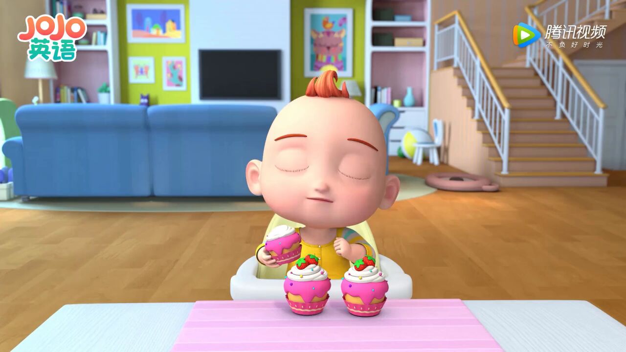 宝贝够不到蛋糕，妈妈在旁边，宝贝请求帮忙_腾讯视频
