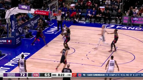 《NBA全场集锦》海耶斯妙传信手拈来 杜伦一柱擎天空接劈扣
