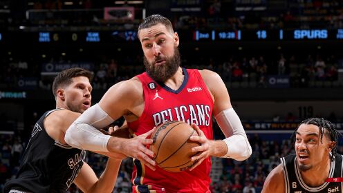 《NBA全场集锦》【球星】瓦兰vs马刺集锦 篮下一柱擎天 砍19+15大号两双