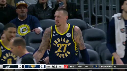 《NBA全场集锦》【纯享】爵士vs步行者精华回放 克拉克森哈利伯顿节末上演飙分好戏