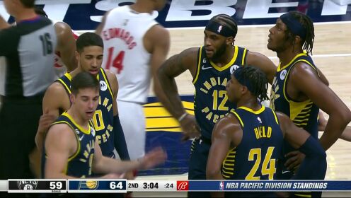 《NBA全场集锦》【回放】篮网vs步行者第2节英文原声回放