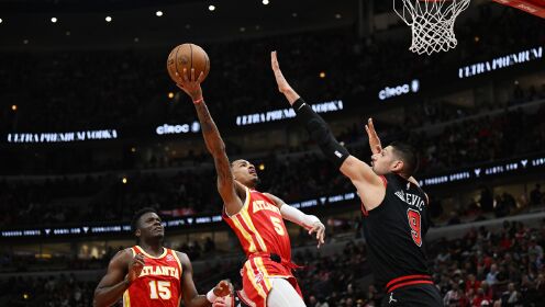 《NBA全场集锦》【原声】老鹰123-105公牛 老鹰全队6人得分上双 博格丹诺维奇三分多点开花