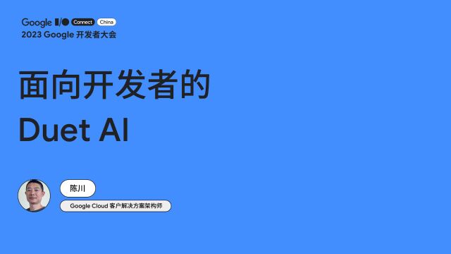 面向开发者的 Duet AI