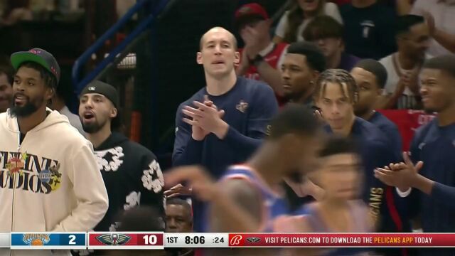 尼克斯vs鹈鹕五佳球 罗宾逊巴掌大帽遮天蔽日