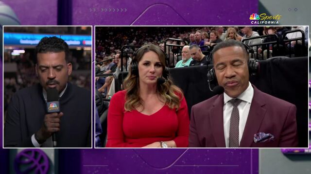 NBA常规赛：湖人vs国王第2节英文原声回放