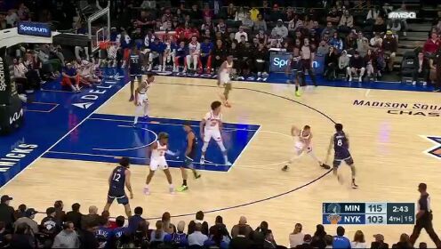 《NBA全场集锦》【回放】森林狼vs尼克斯第4节英文原声回放
