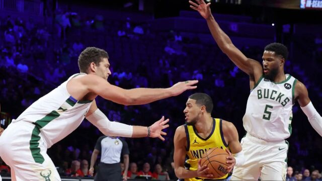 NBA季中锦标赛半决赛·步行者128-119雄鹿