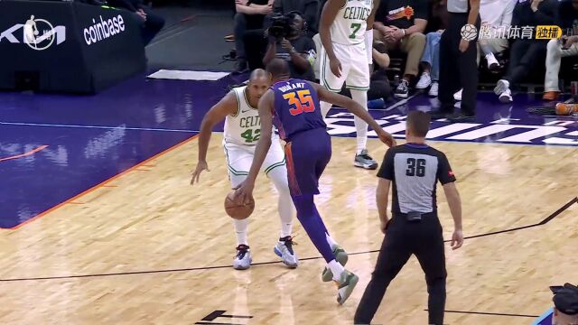 死神降临！杜兰特大幅度变向打成2+1