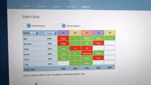 课堂互动工具socrative