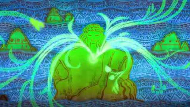 海洋奇缘野心家毛伊想得到法力偷取特菲提之心恶魔恶卡出现