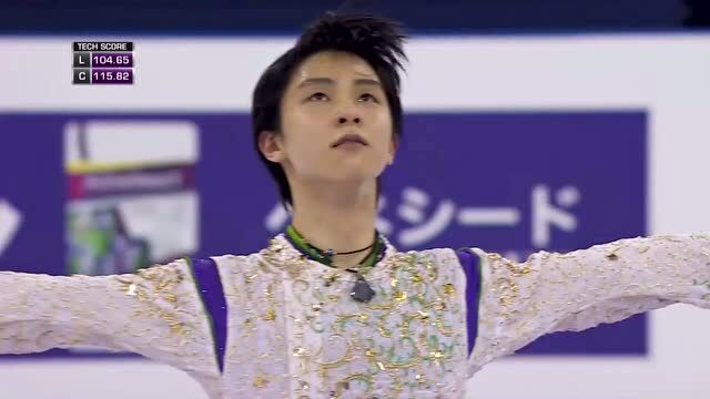 羽生結弦2015gpf花滑總決賽自由滑seimei