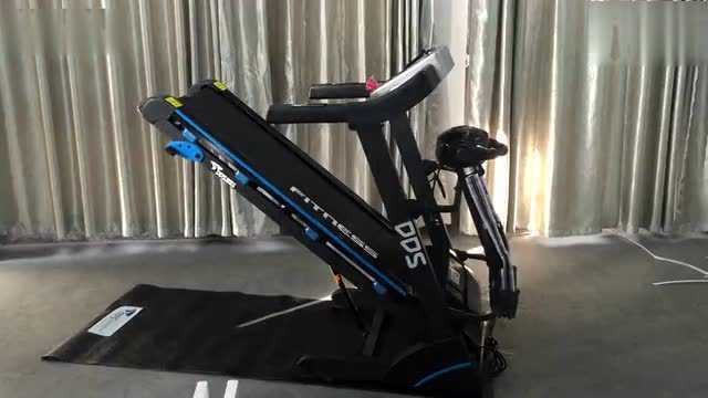 多德士dds828多功能八级减震跑步机安装视频