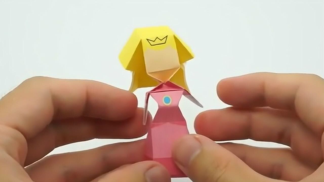 折纸女人公主图片