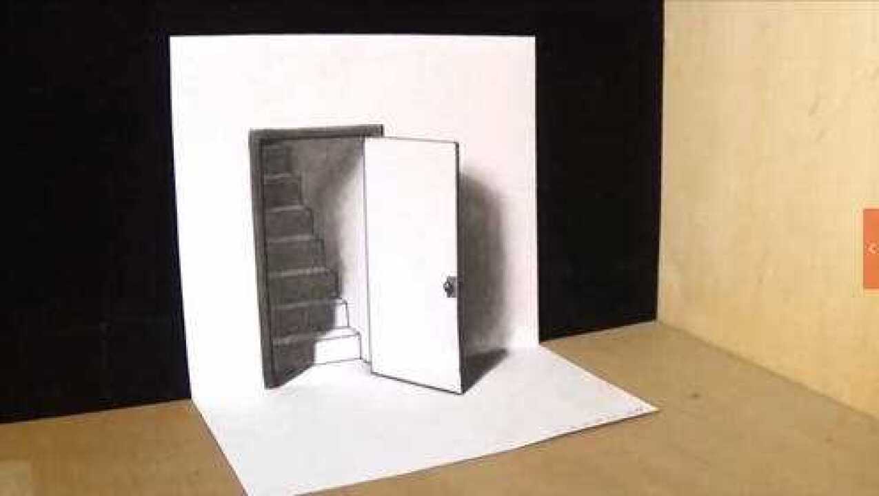 简笔画教程4分钟教会你画出房间一角很简单_高清1080P在线观看平台_腾讯视频