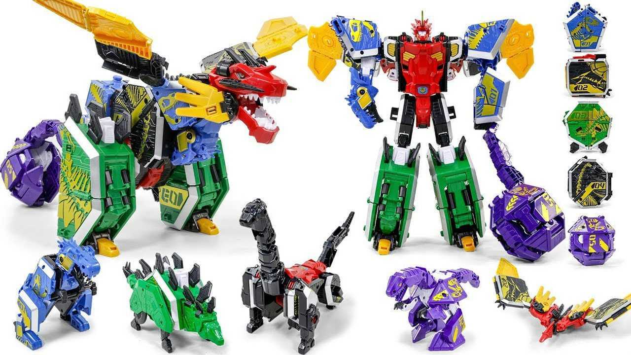 变形金刚立体恐龙战士组合合体变身玩具_腾讯视频