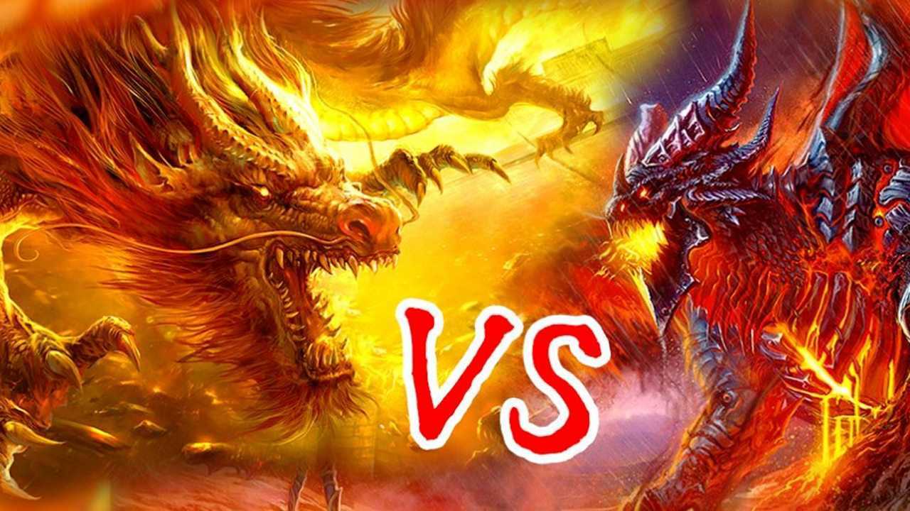 东方龙vs西方龙,神兽大战怪兽!你猜猜谁更略胜一筹?