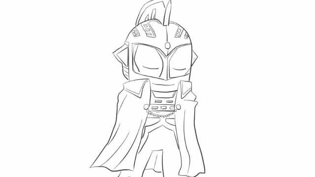 帅气的迪迦奥特曼亲子绘画儿童简笔画视频宝宝轻松学画画