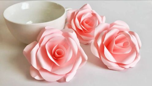 手工艺品DIY，制作“玫瑰花”的方法，简单又漂亮