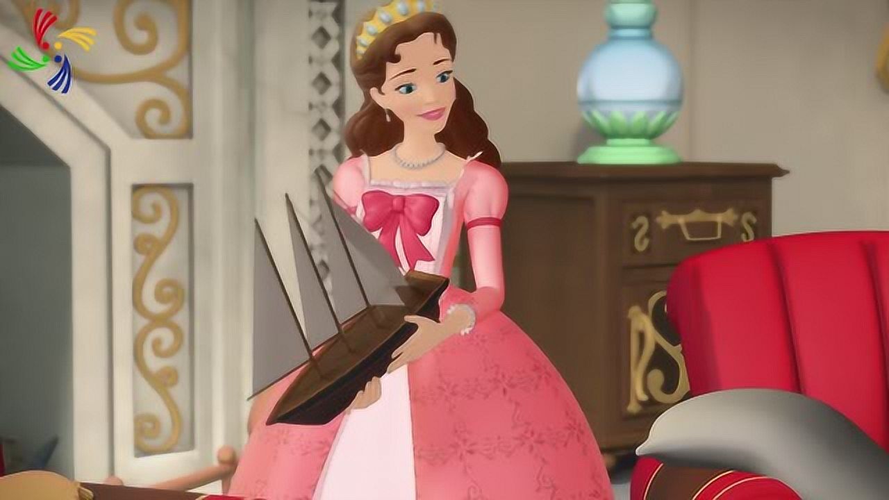 小公主苏菲亚帮助妈妈弄好卫生邀请朋友来吃早餐