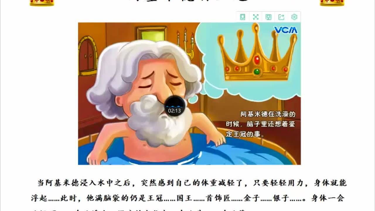 阿基米德称王冠-广益第二课堂易道荣