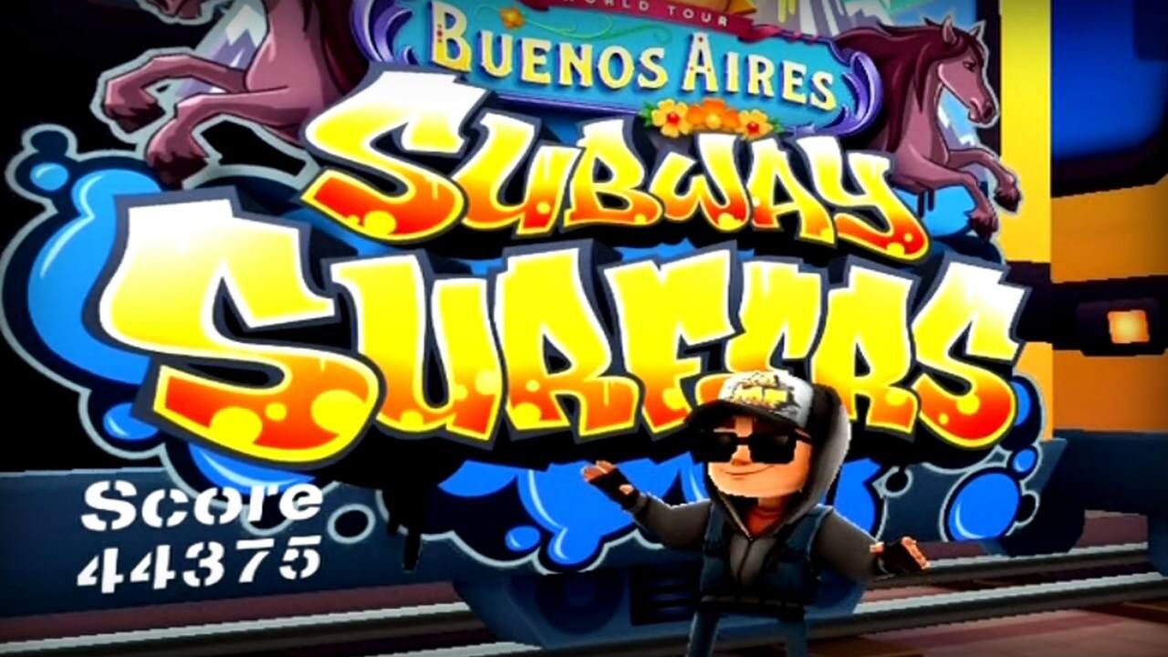 地铁跑酷subwaysurfersbuenosairesday1游戏演练手游酷玩
