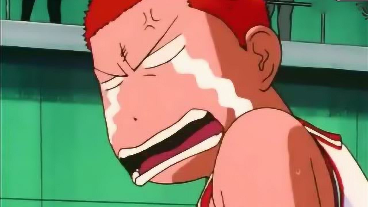 灌篮高手三人防守流川枫灌篮樱木远投成功湘北气势如虹