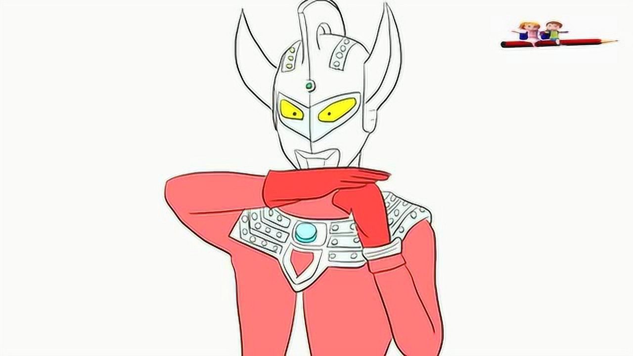 三分钟简笔画,教你画出泰罗奥特曼