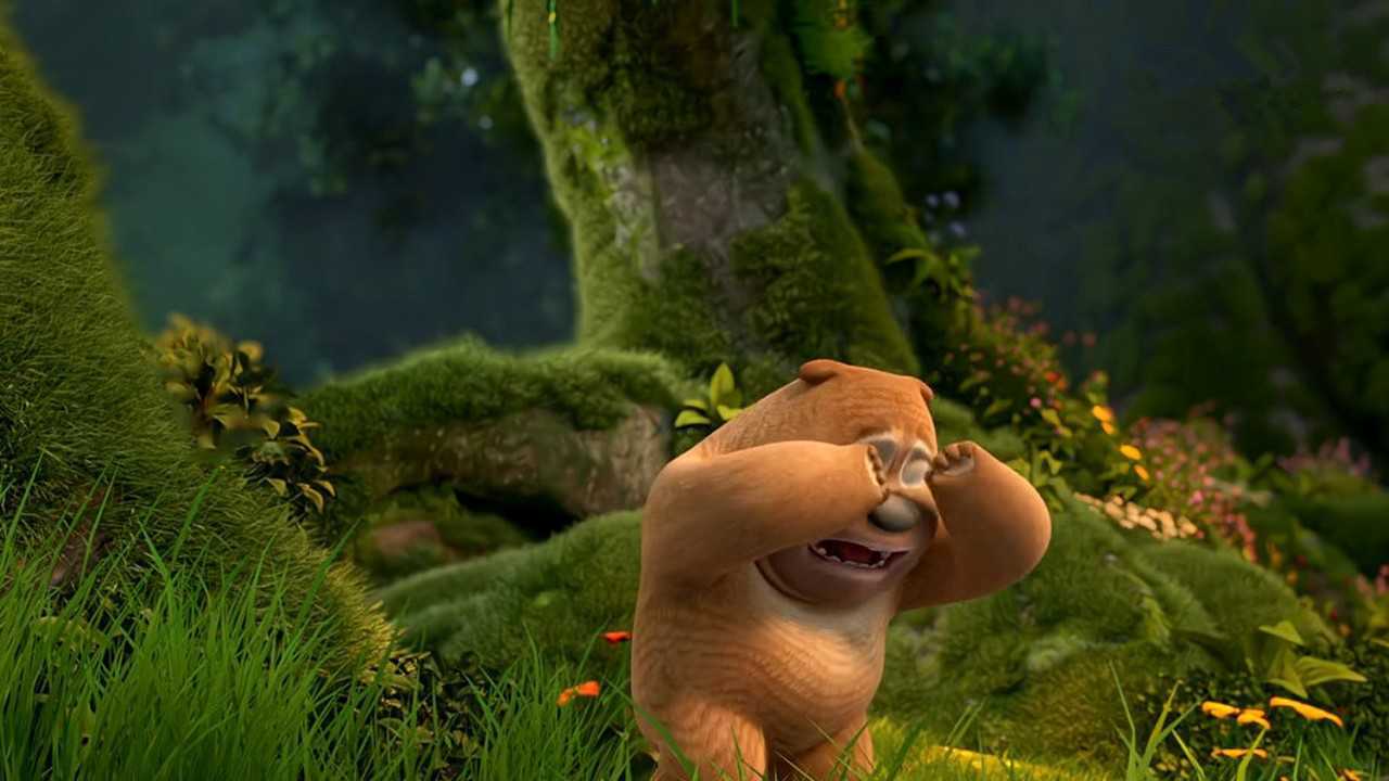 熊出没:放学后熊二看不到熊大直接难过的哭了