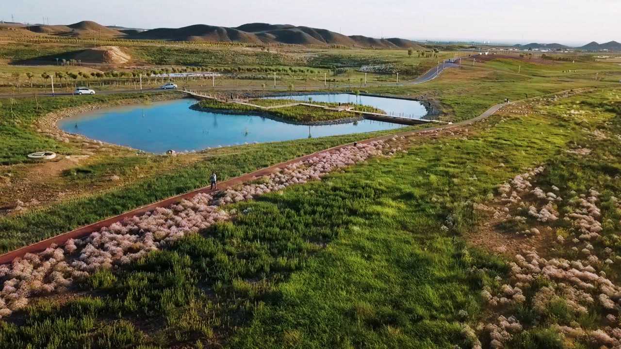 敖包沟生态景观公园全景展示