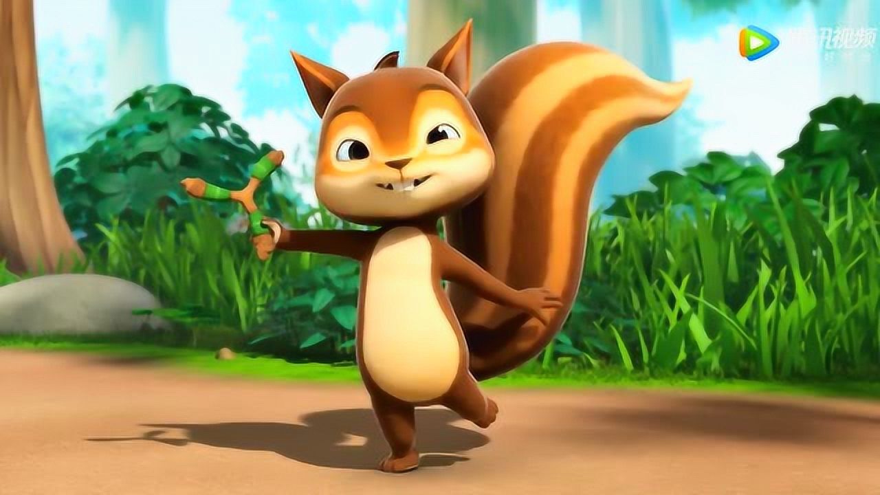 萌鸡小队回旋镖游戏萌鸡小队和小松鼠日常