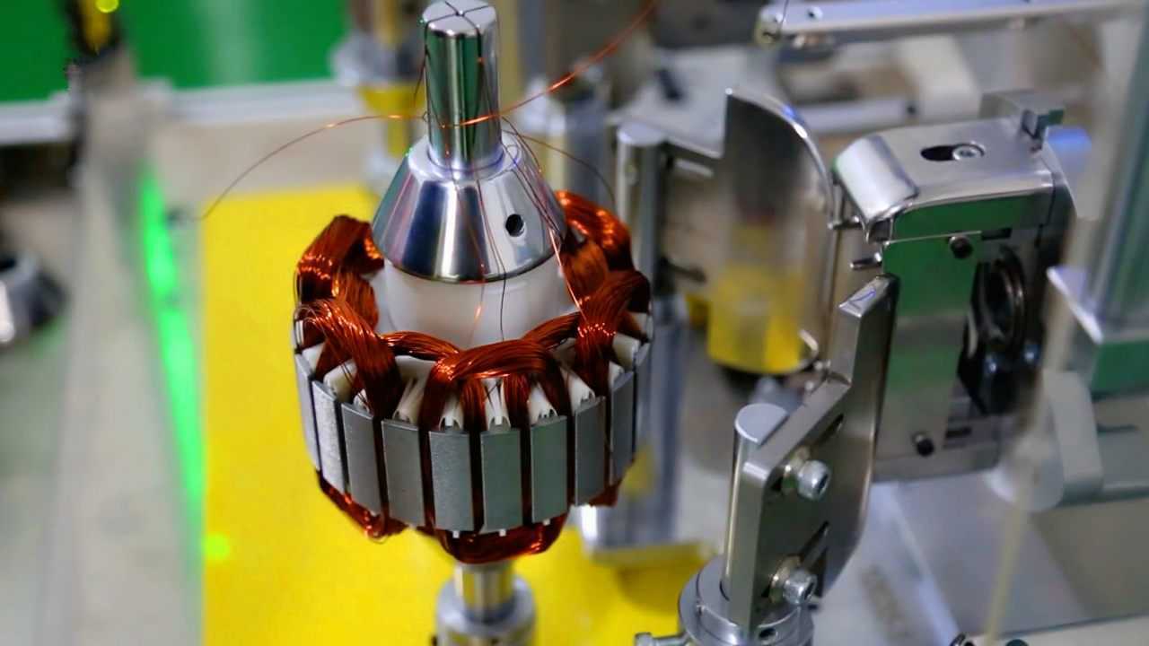 全自动电机转子线圈绕线过程真是眨眼间就完成了