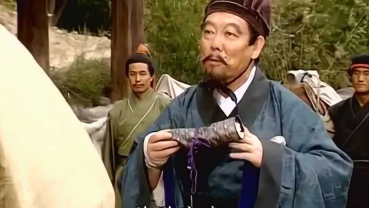 三国演义    刘备斟酒相送行,张松感恩送地图