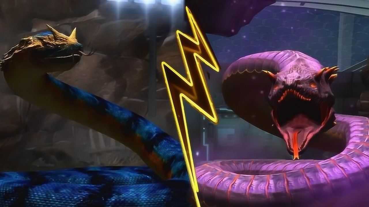 侏罗纪 boss衔尾蛇vs泰坦蟒_腾讯视频