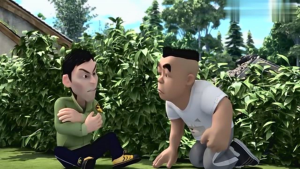 熊出没大马猴和二狗设陷阱没想到抓到一只豹子