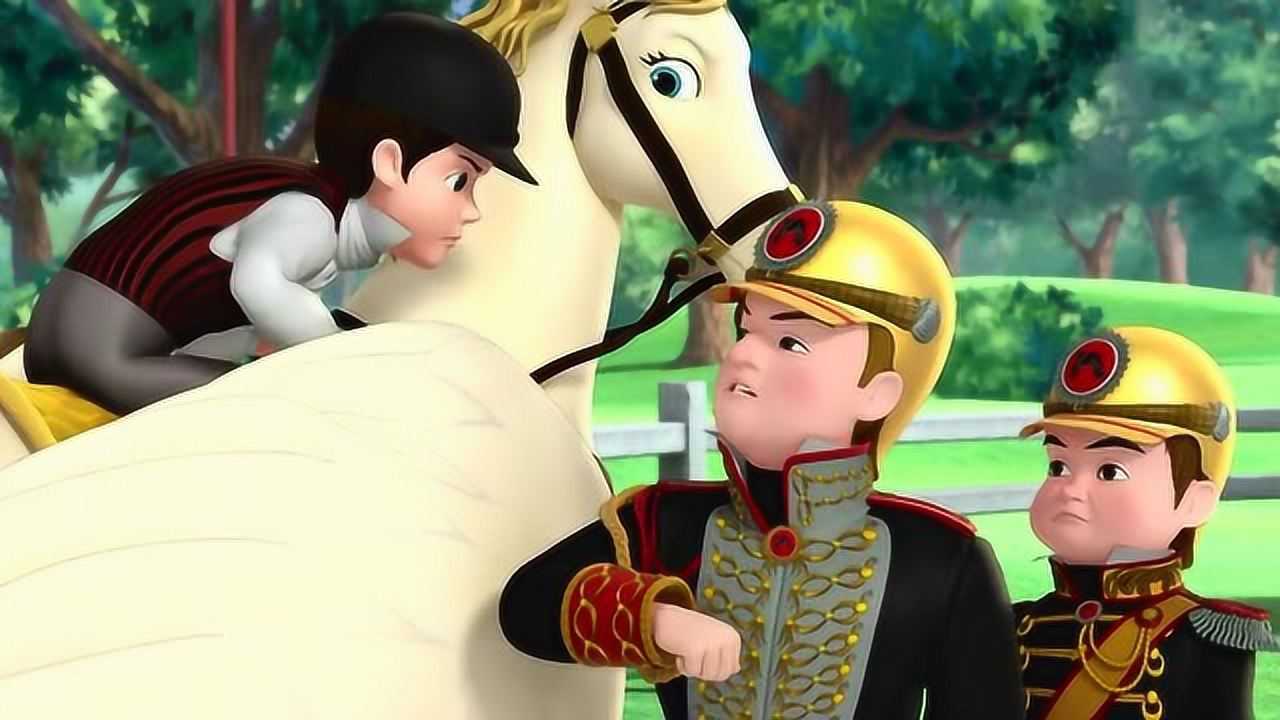 小公主苏菲亚:雨果王子和少年骑士队口舌之争,开启热身运动!