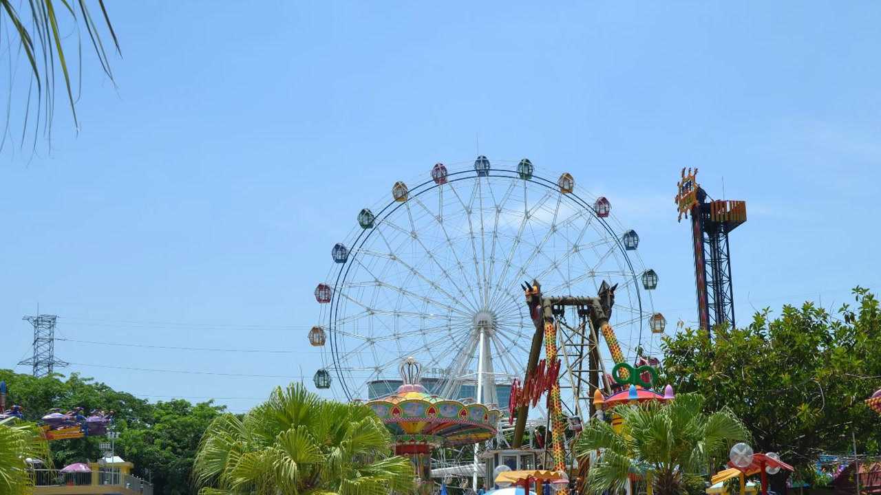 广东东莞虎门公园,打工仔周末都会来到这里玩,留下很多人的回忆