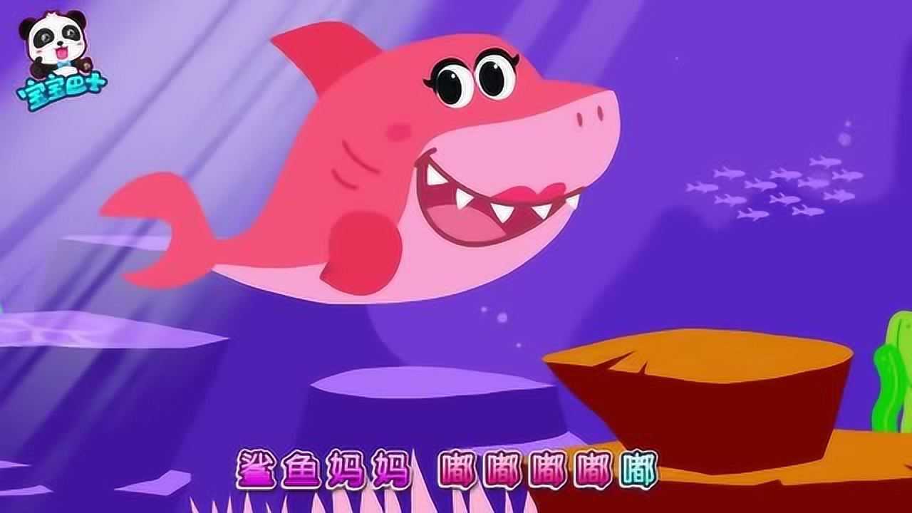 《宝宝巴士》鲨鱼宝宝嘟嘟嘟嘟嘟,带上了嘟嘟嘟嘟嘟,圆圆的礼帽!